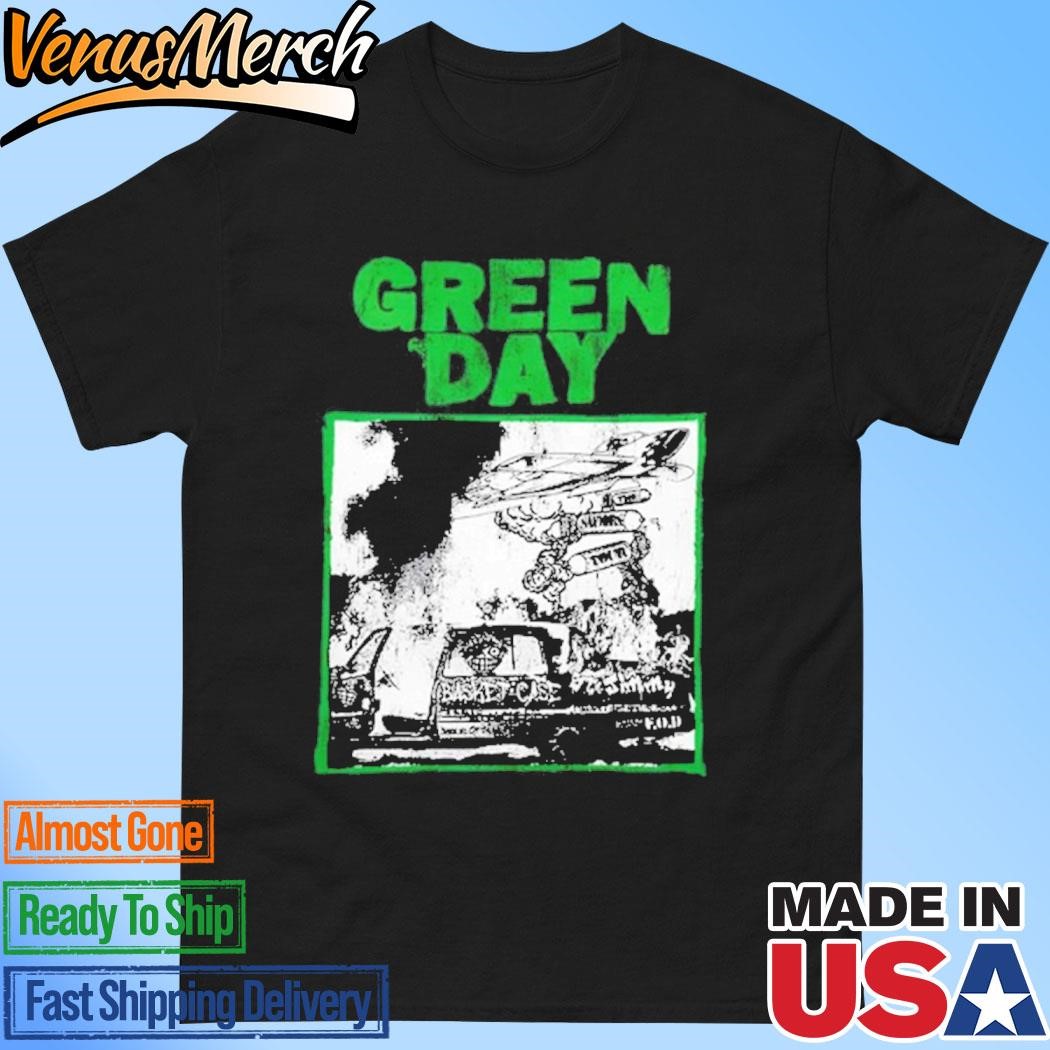 Official Green Day Riot Trio Tour Shirt