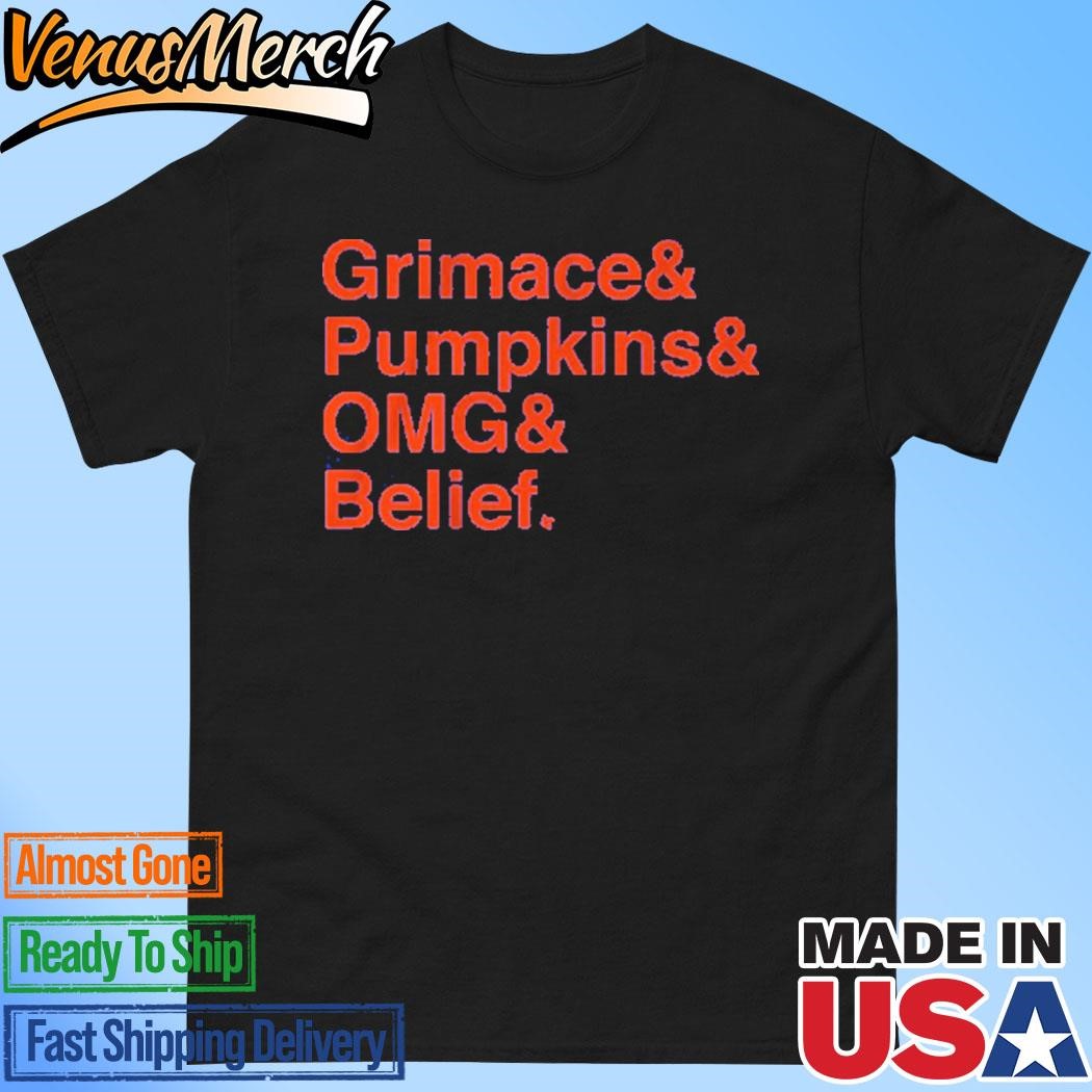 Official Grimace & Pumpkins & OMG & Belief Shirt