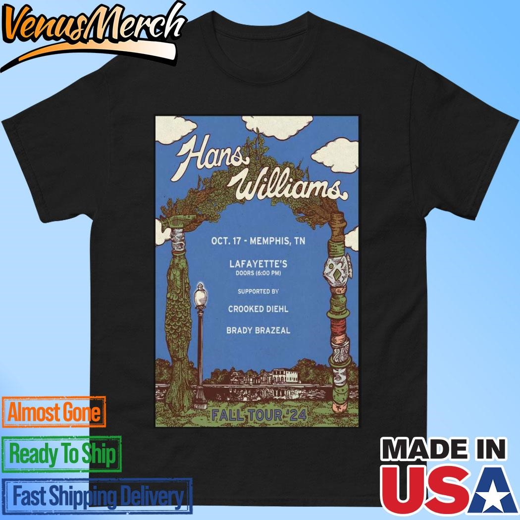 Official Hans Williams Fall Tour 2024 Poster Shirt