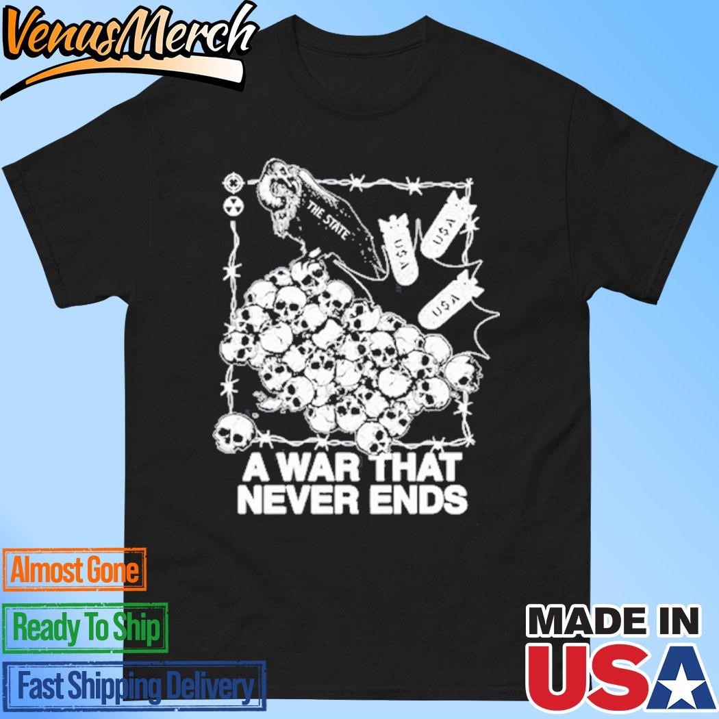 Official Hasan Piker Vulture A War That Never Ends T-Shirt