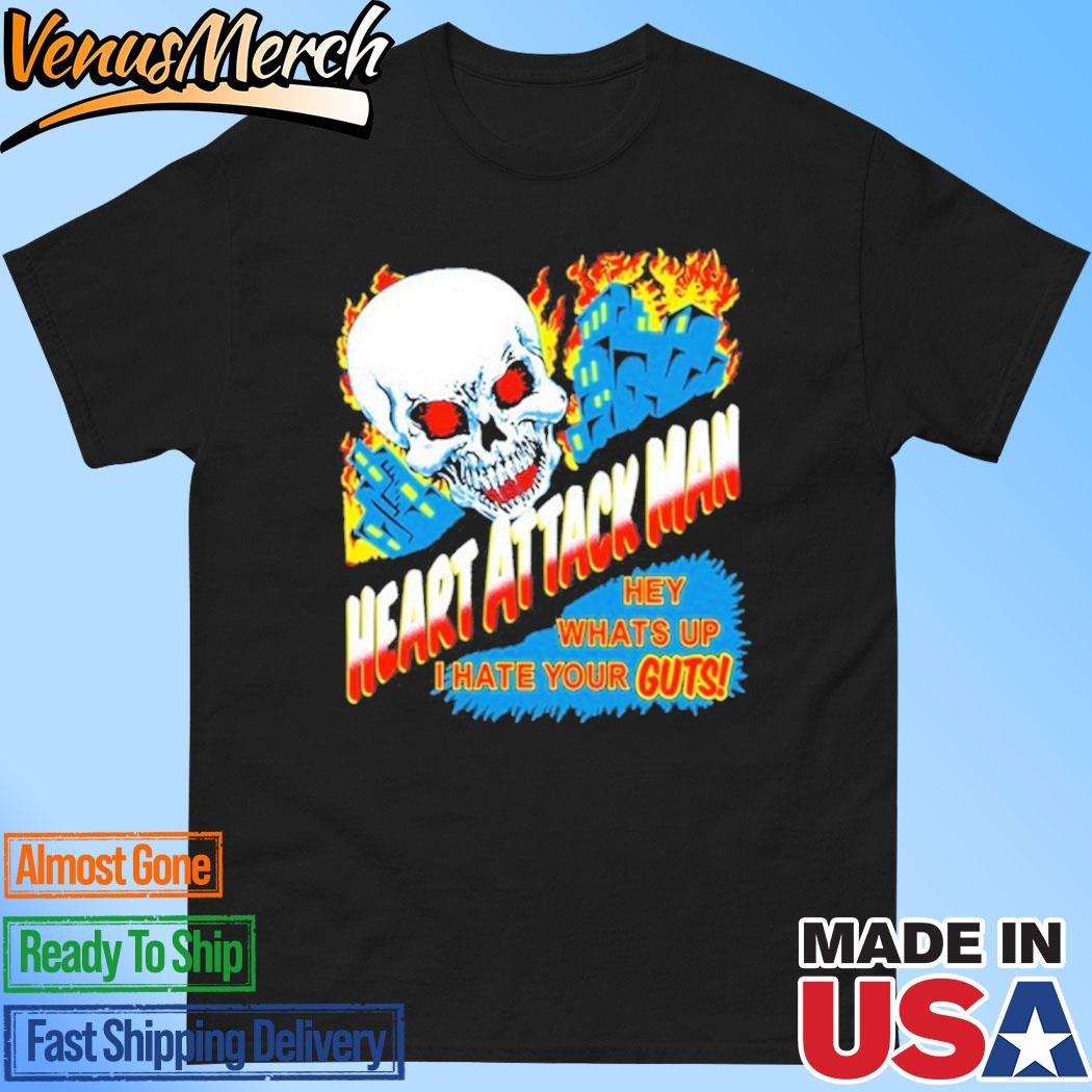 Official Heart Attack Man Hate Your Guts Shirt