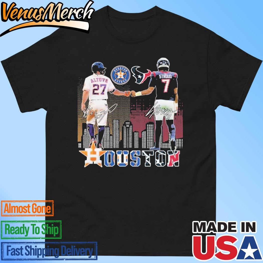 Official Houston Astros Houston Texans Proud Of Houston 2024 T-Shirt