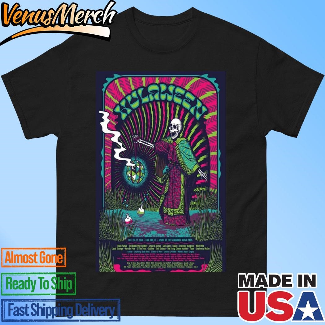 Official Hulaween Spirit Of Suwannee Park Live Oak, FL Oct 24-27 2024 Event Poster Shirt