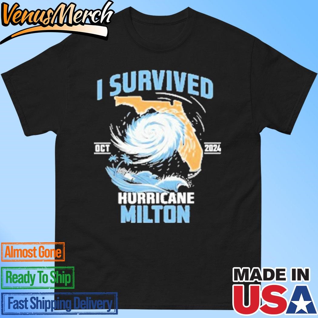 Official I Survived Hurricane Milton Florida Hurricane Oct 2024 Shirt