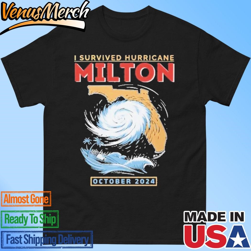 Official I Survived Hurricane Milton October 2024 Shirt