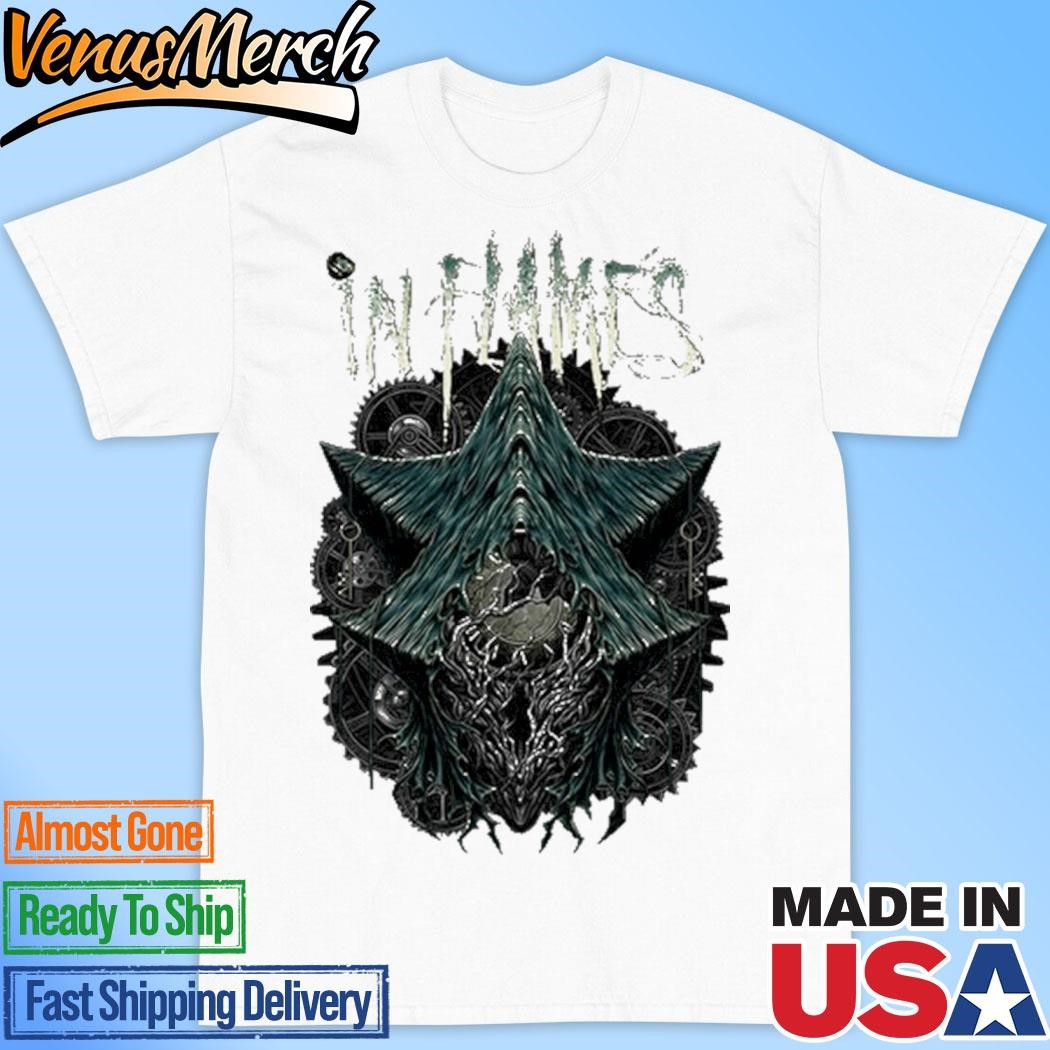 Official In Flames The Wheels Turn Shirt