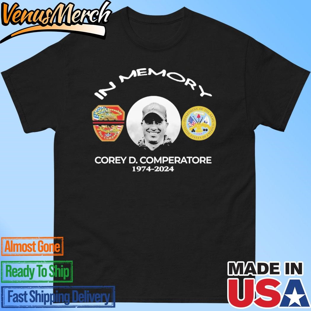 Official In Memory Corey D Comperatore 1974-2024 Shirt