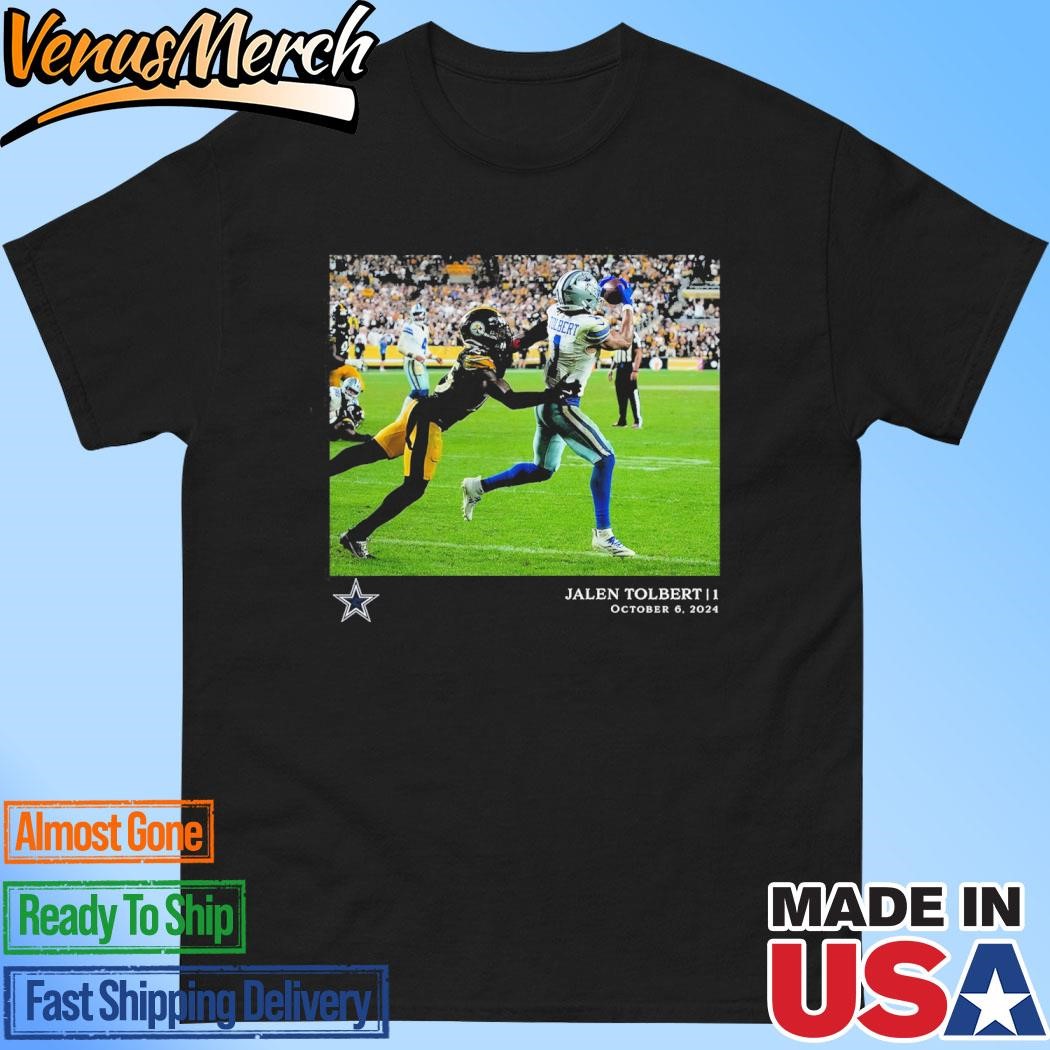 Official Jalen Tolbert Dallas Cowboys NFL Flash Features Week 5 T-Shirt