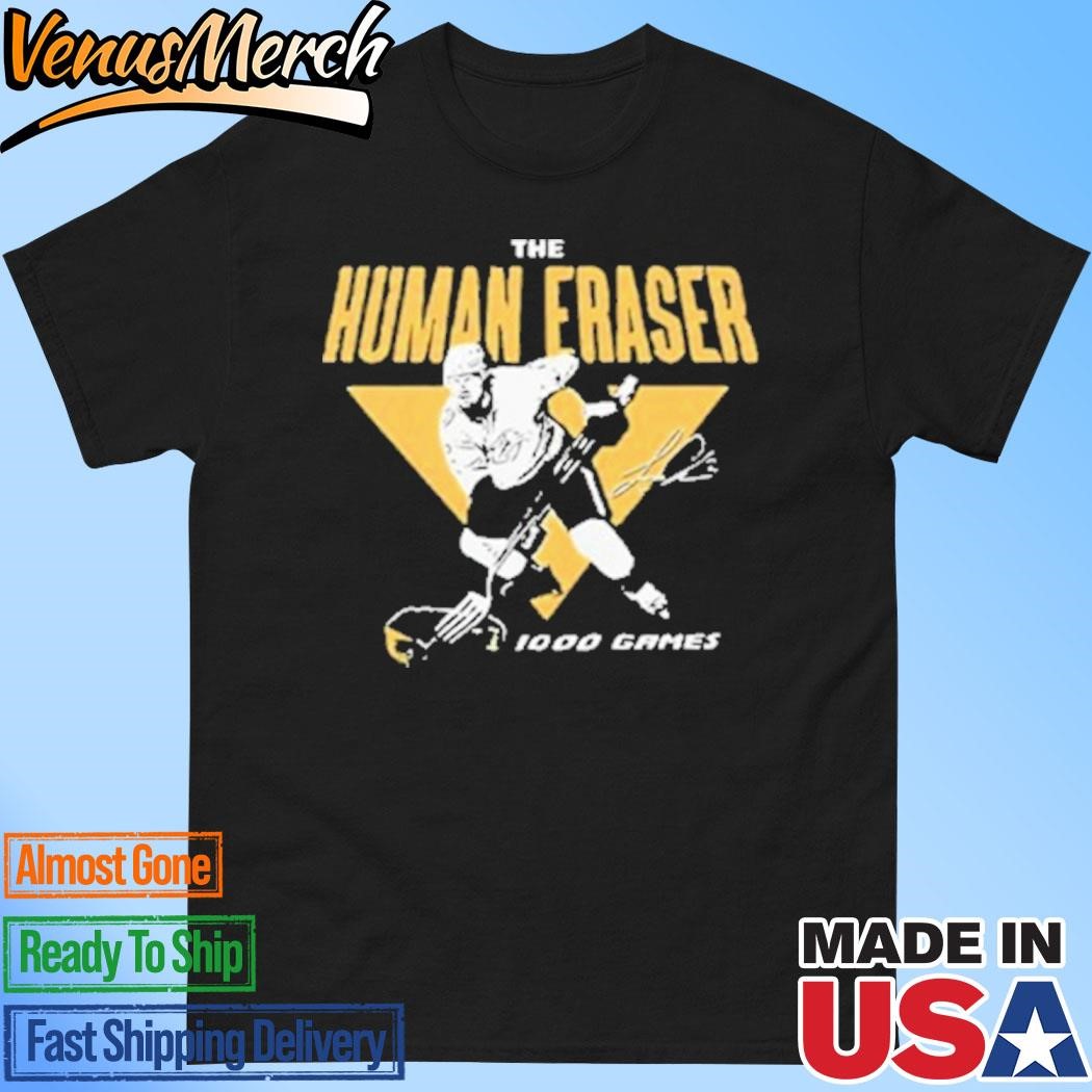 Official Jeff Beukeboom The Human Eraser 100 Games Shirt