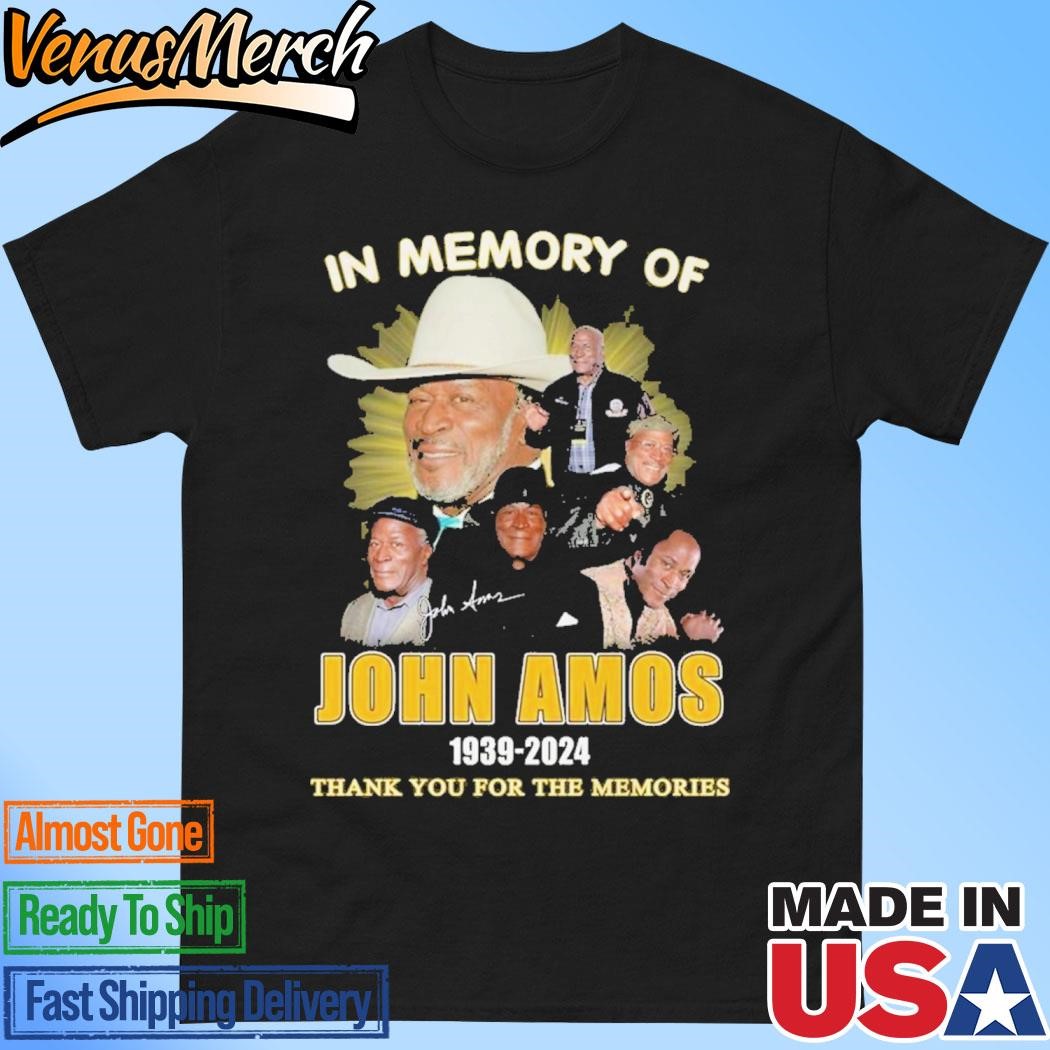 Official John Amos In Memory Of The Legend 1939-2024 Thank You T-Shirt