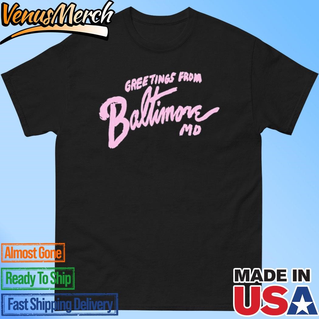 Official John Waters Greetings From Baltimore Shirt