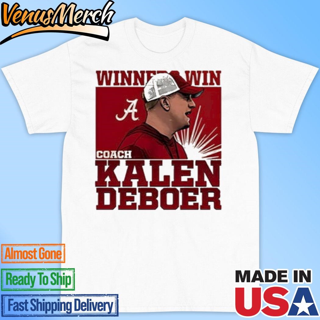 Official Kalen DeBoer Alabama Winner Win Shirt