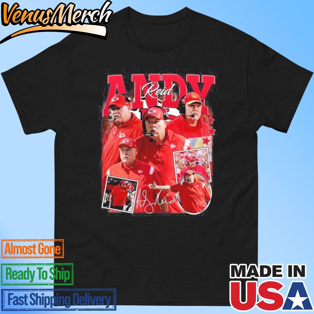 Official Kansas City Chiefs Andy Reid The Coach The Legends 2024 T-Shirt