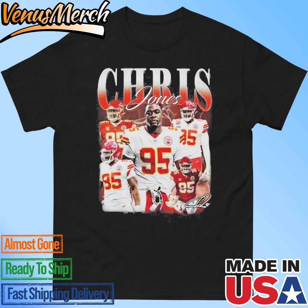 Official Kansas City Chiefs Defensive Tackle Chris Jones T-Shirt