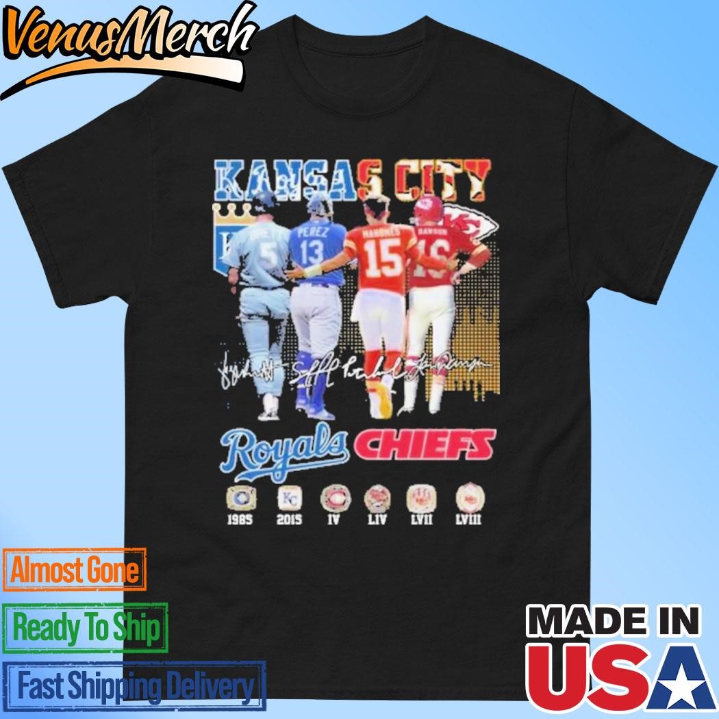 Official Kansas City Chiefs Kansas City Royals Sports City 2024 Fan Pride T-Shirt