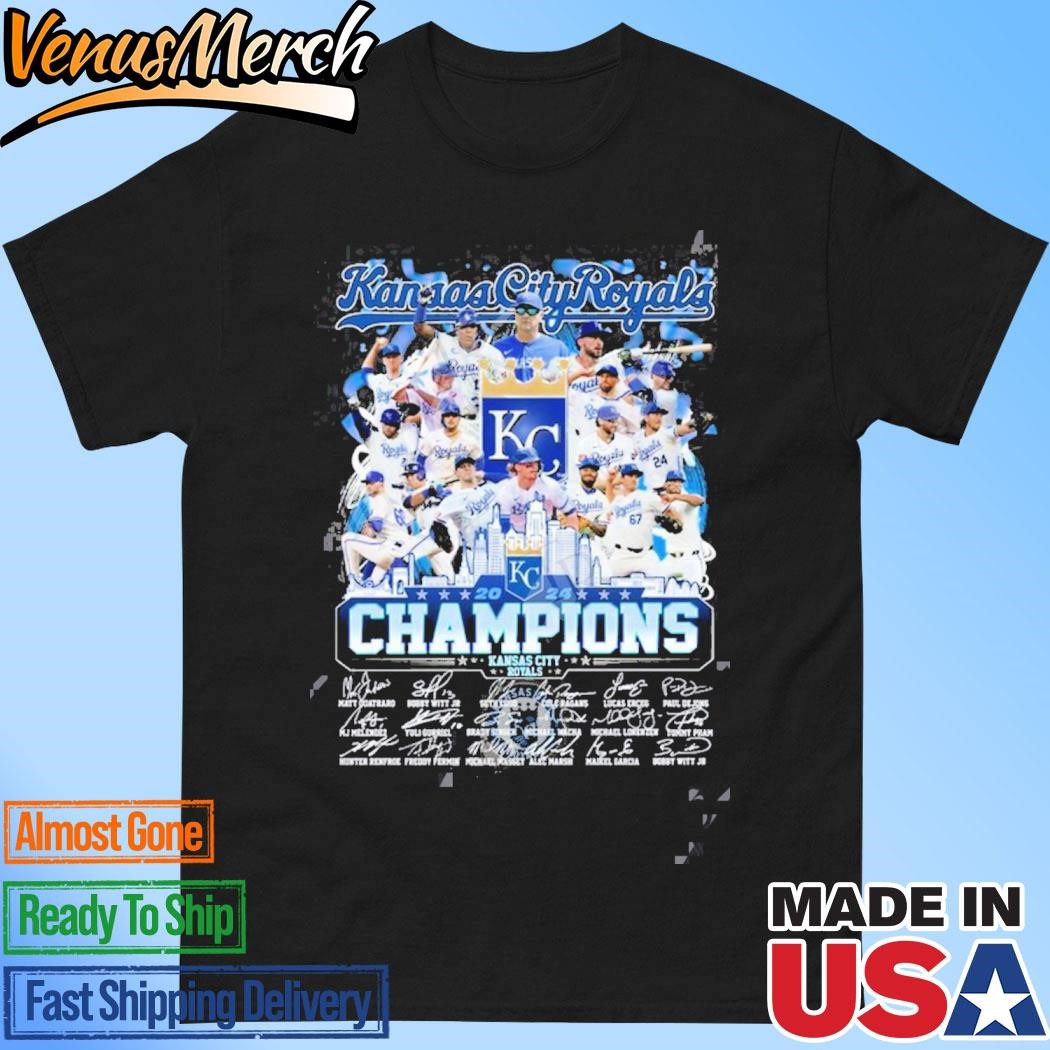 Official Kansas City Royals 2024 Champions T-Shirt