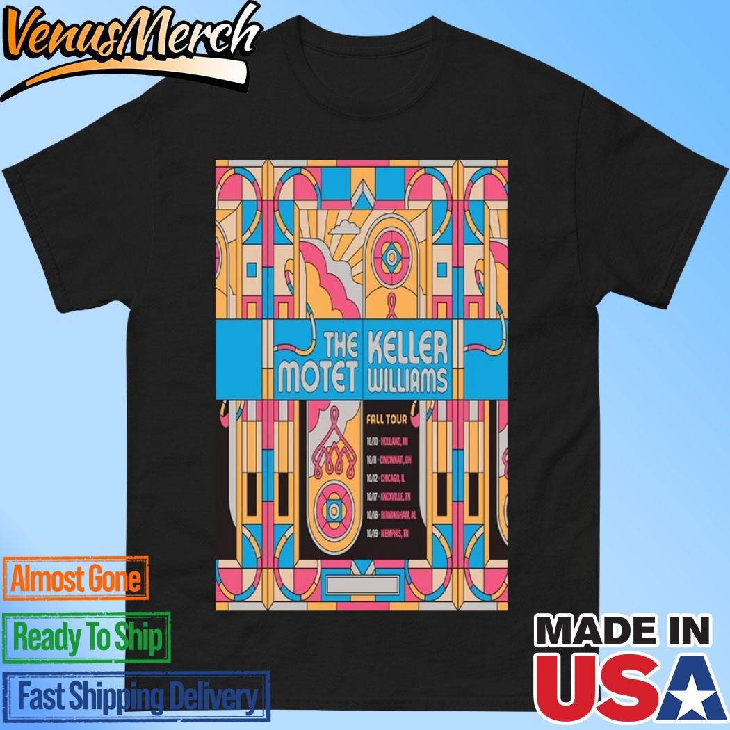 Official Keller Williams W The Motet Fall Tour 2024 Poster Shirt