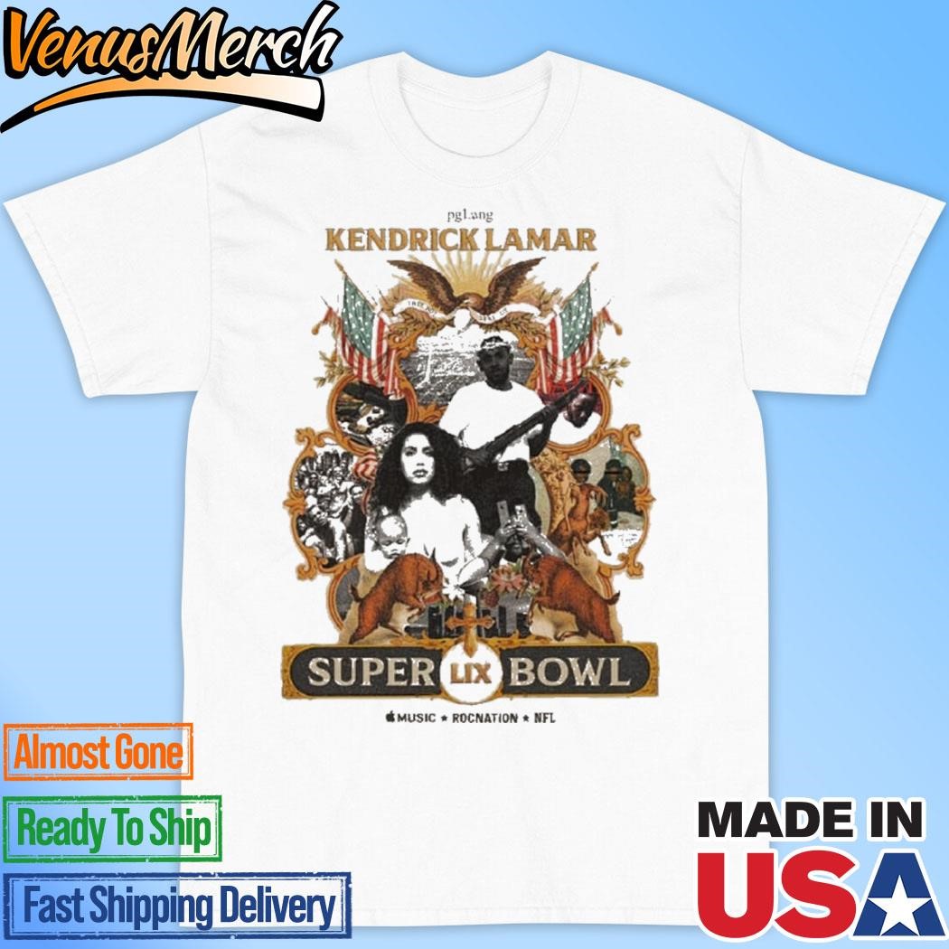 Official Kendrick Lamar Super Bowl Lix Shirt