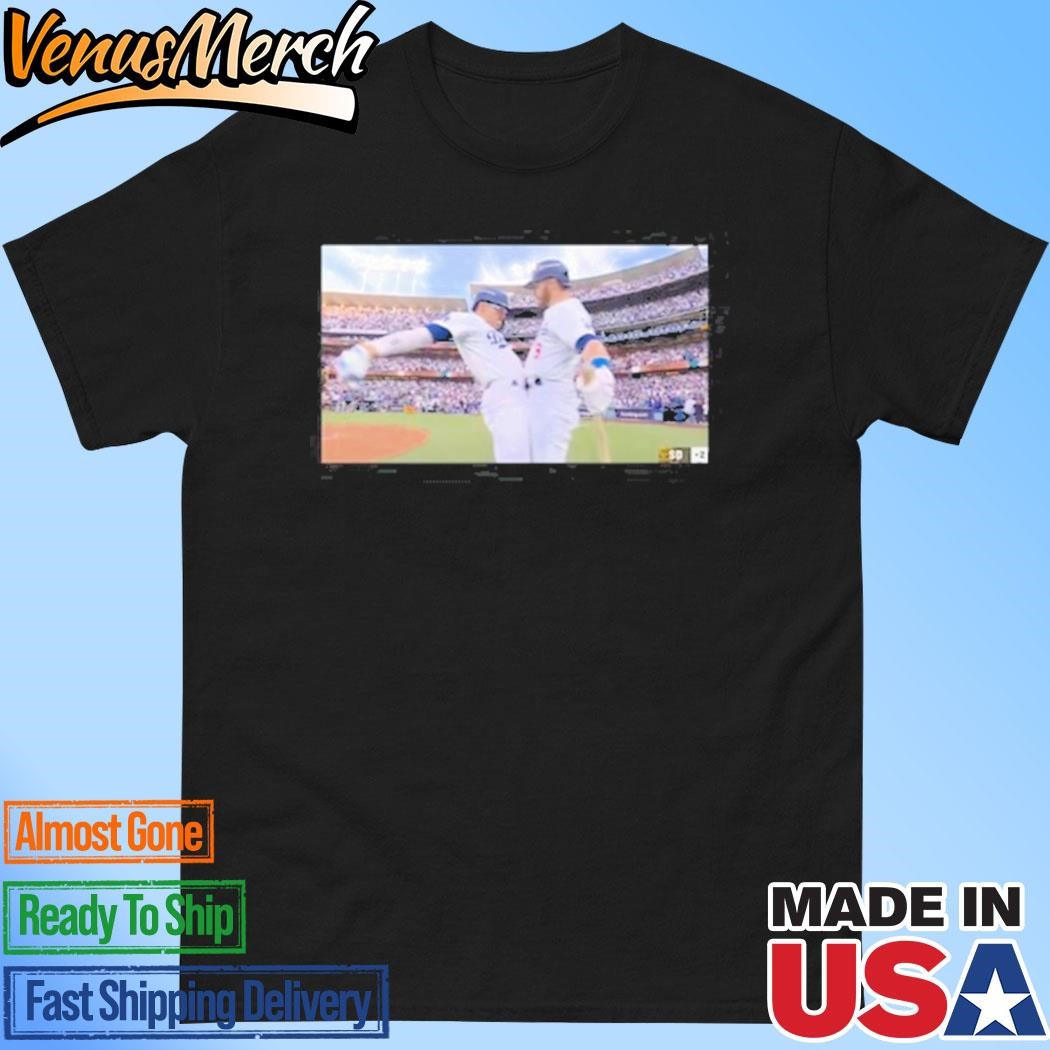 Official Kike Hernandez Gavin Lux Cup Bump Celebration Shirt