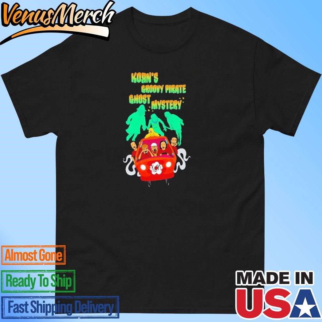 Official Korn's Groovy Pirate Ghost Mystery Machine Shirt