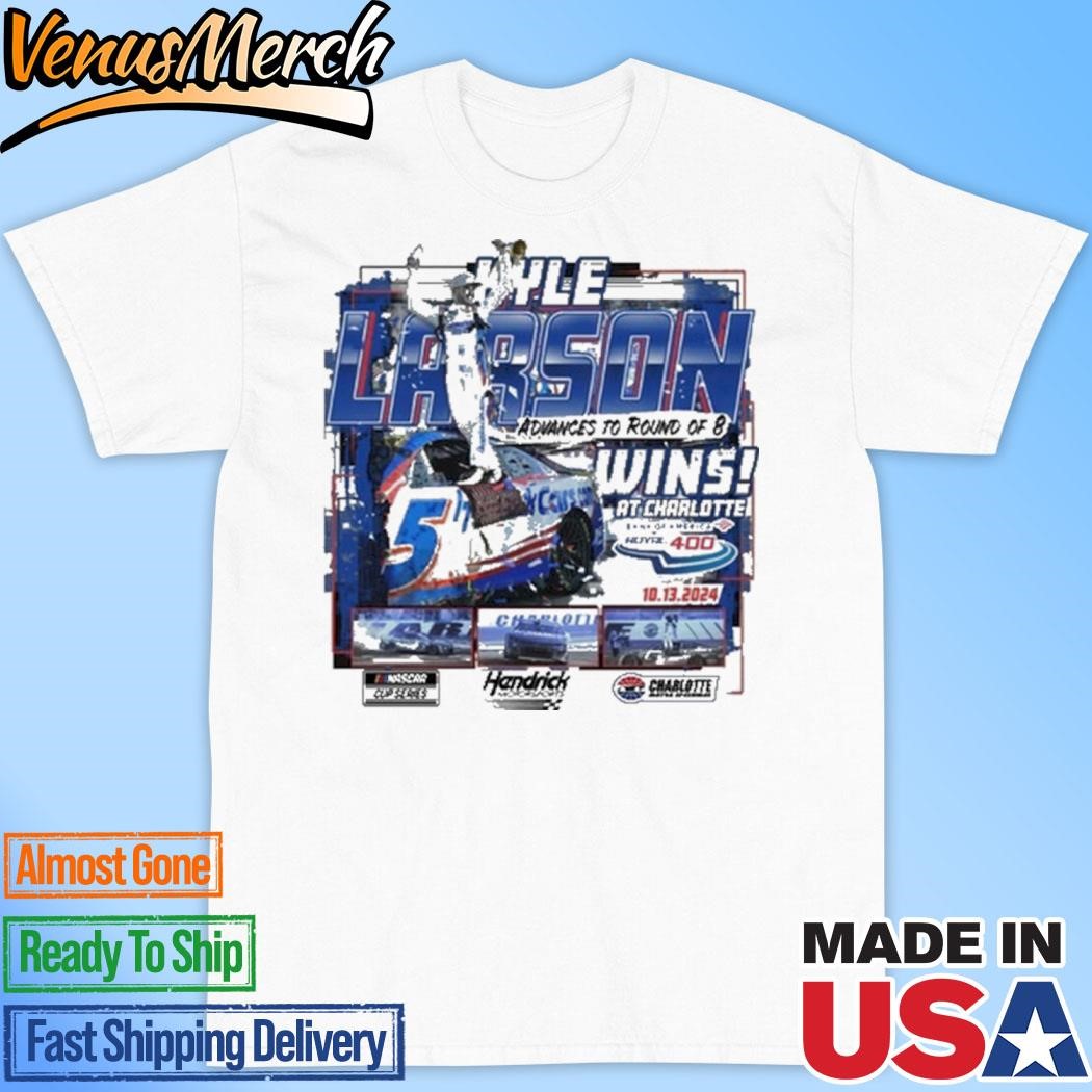 Official Kyle Larson 2024 Bank of America Roval 400 Race Win Shirt