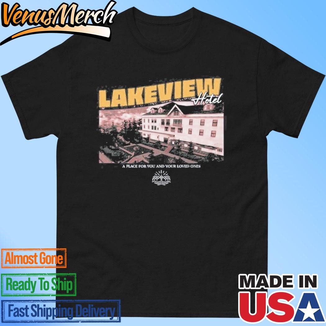 Official Lakeview Hotel Postcard T-shirt