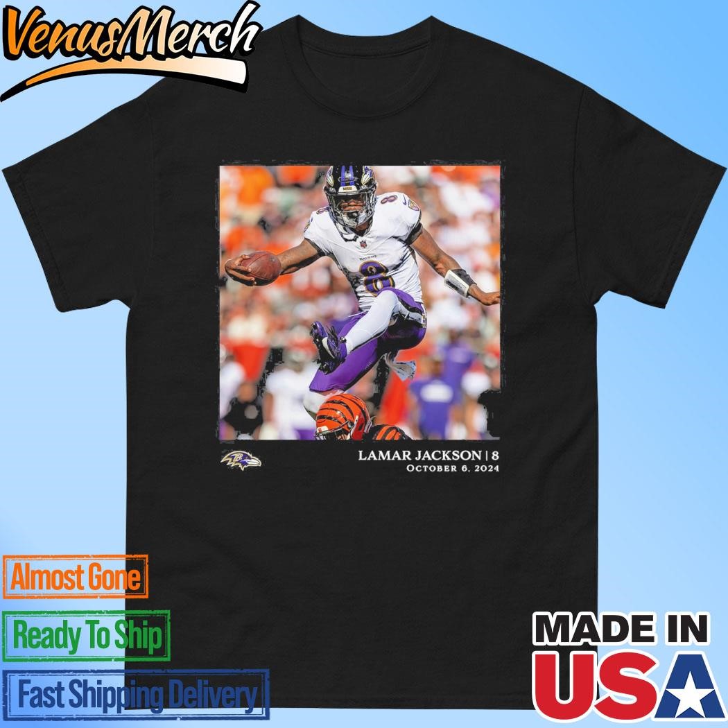 Official Lamar Jackson Baltimore Ravens NFL Flash Features Week 5 T-Shirt