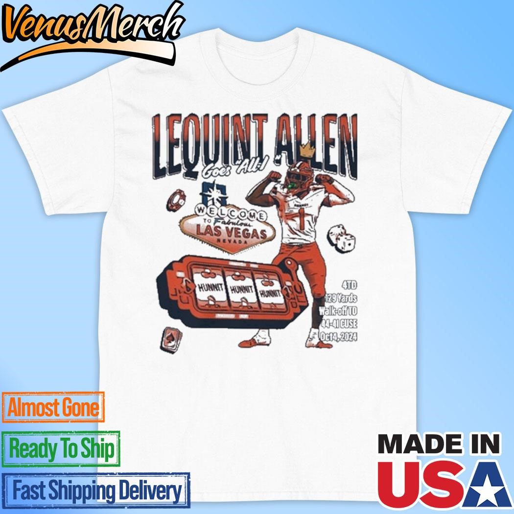 Official Lequint Allen for the Win T-shirt