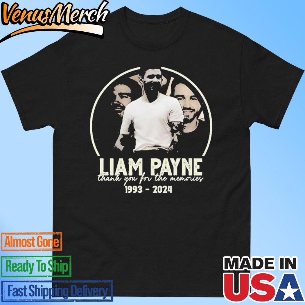 Official Liam Payne Thanh You For The Memories History 1993-2024 T-Shirt