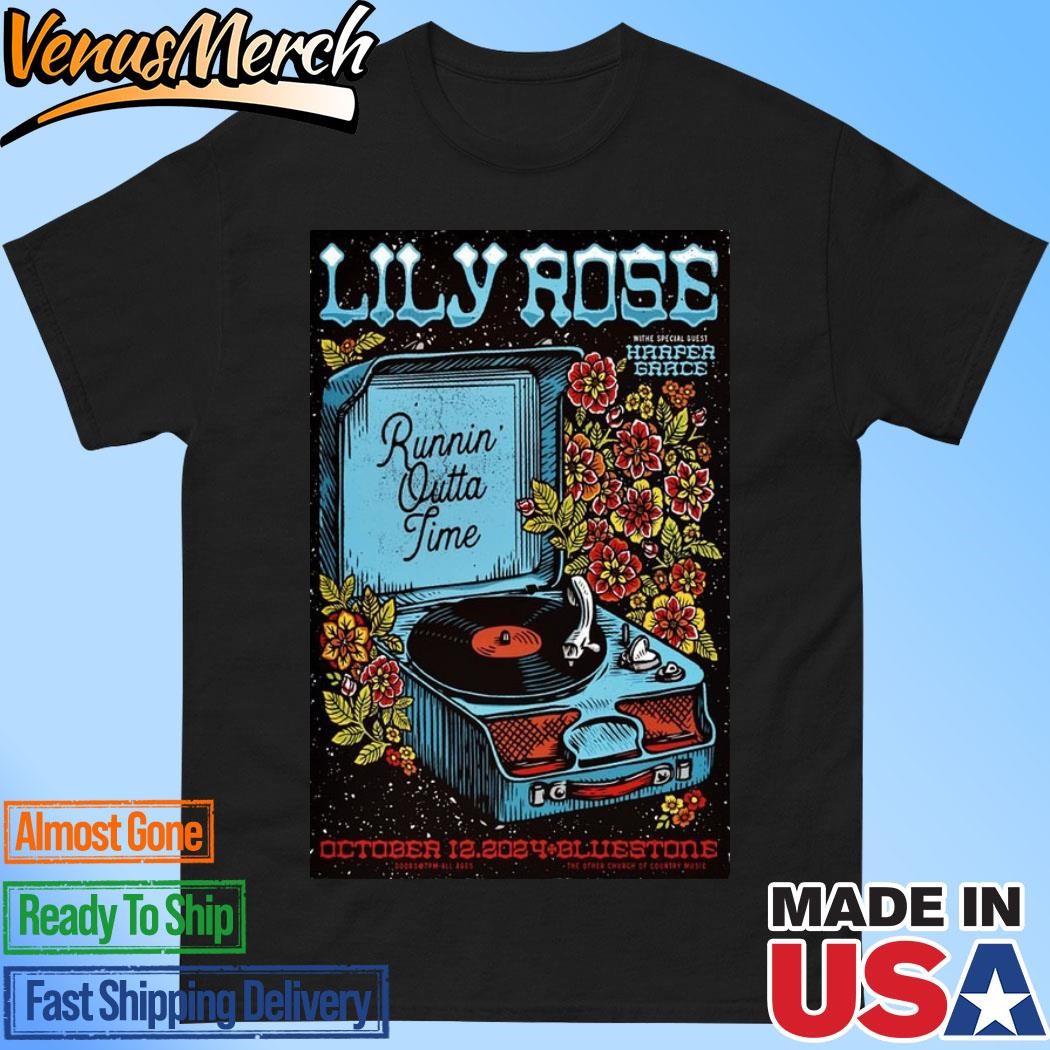 Official Lily Rose The Bluestone In Columbus Oh Oct 12 2024 Tour Poster Shirt