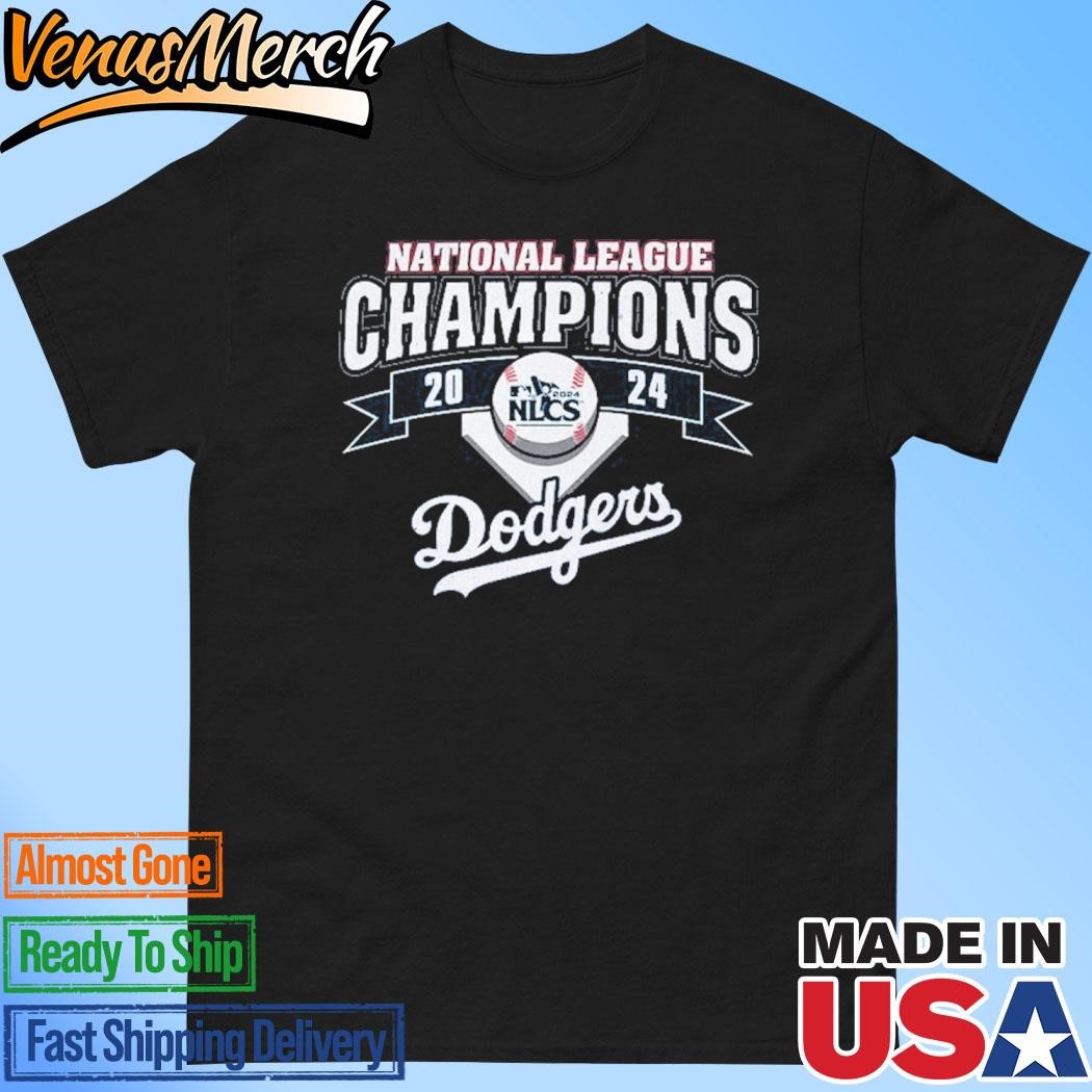 Official Los Angeles Dodgers '47 Royal 2024 National League Champions Franklin T-Shirt