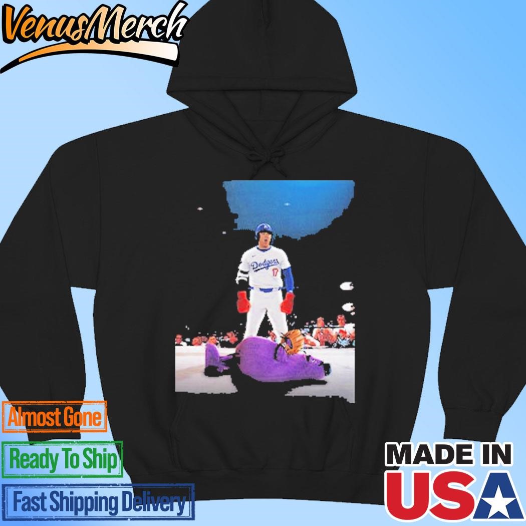 Official Los Angeles Dodgers Shohei Ohtani Down Goes Grimace Hoodie