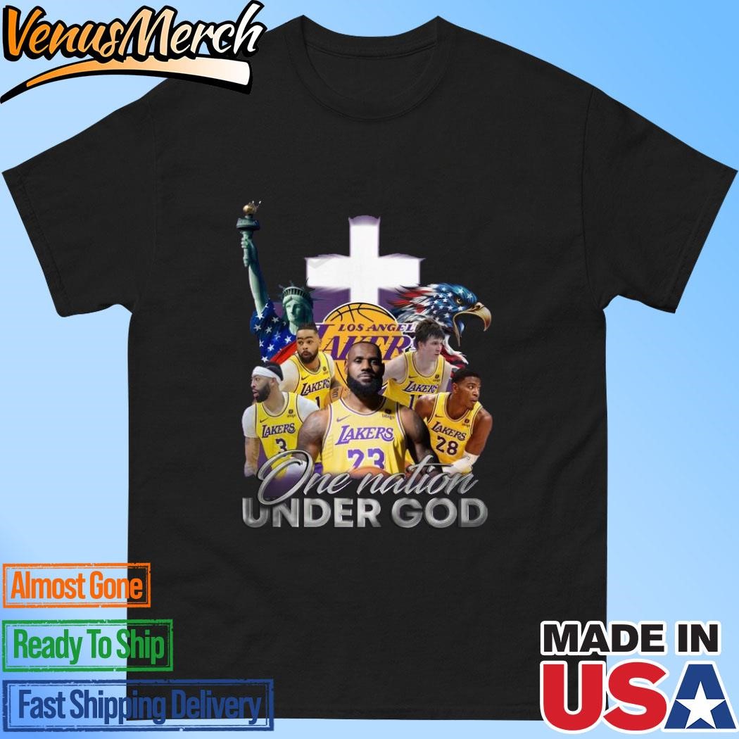 Official Los Angeles Lakers One Nation Under God Unisex T-Shirt