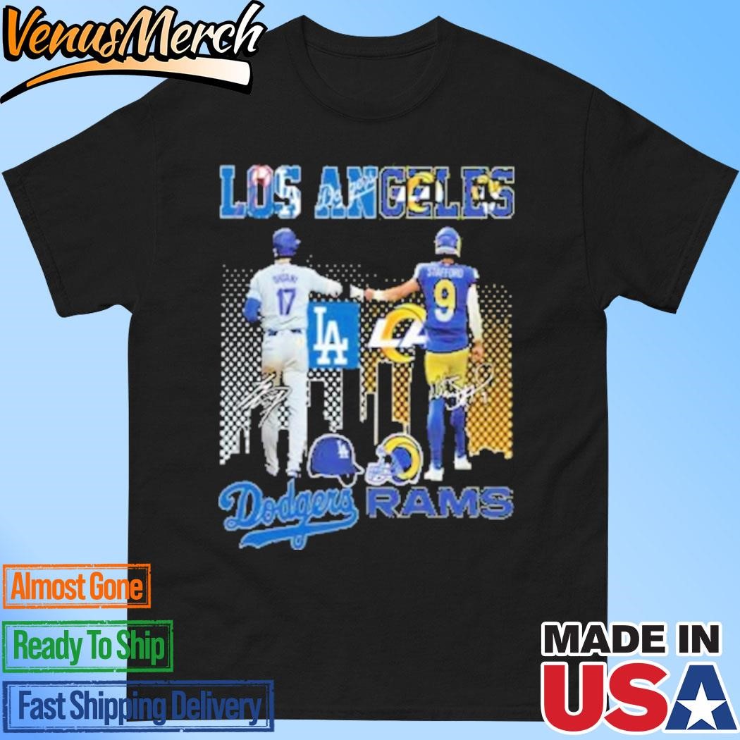 Official Los Angeles Team Dodgers Ohtani Rams Stafford Shirt