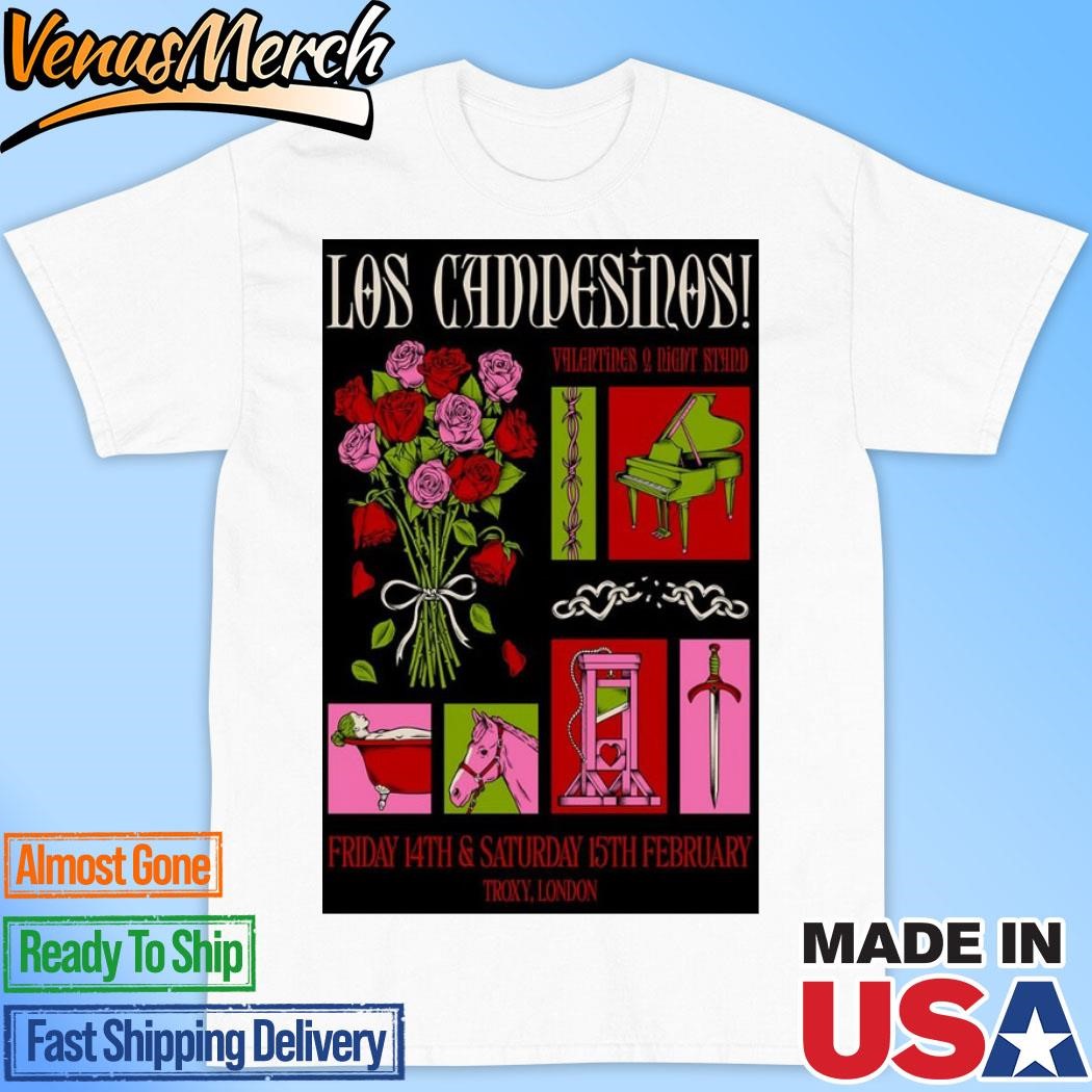 Official Los Campesinos Troxy In London, UK On Feb 15 2025 Tour Poster Shirt