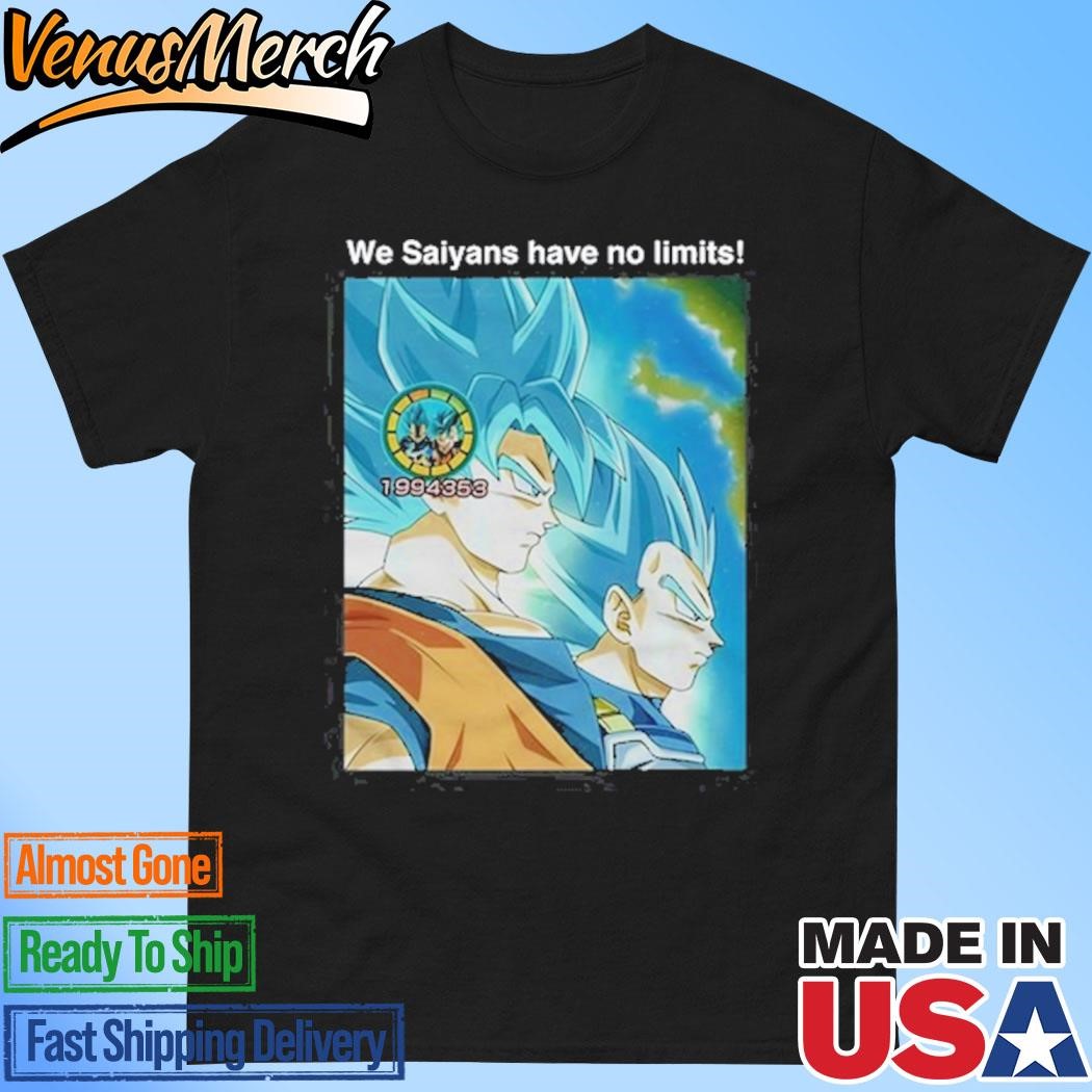 Official Luca Dokkan We Saiyans Have No Limits Shirt