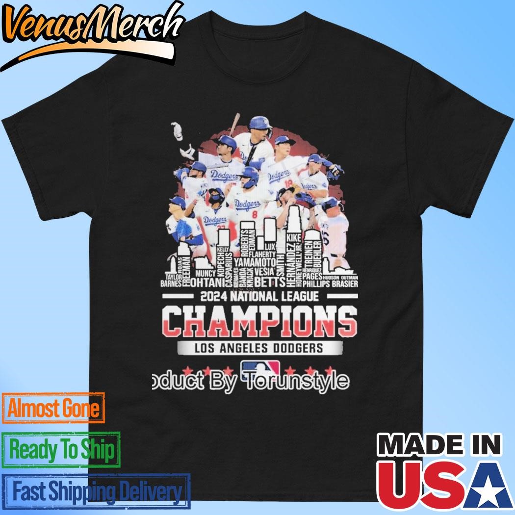 Official MLB Los Angeles Dodgers NLCS Champions 2024 T-Shirt