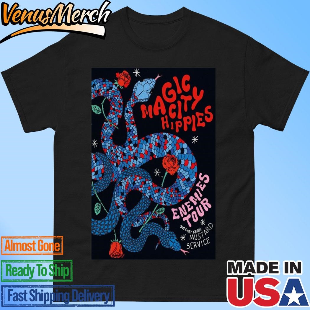 Official Magic City Hippies Enemies Tour 2024 Poster Shirt