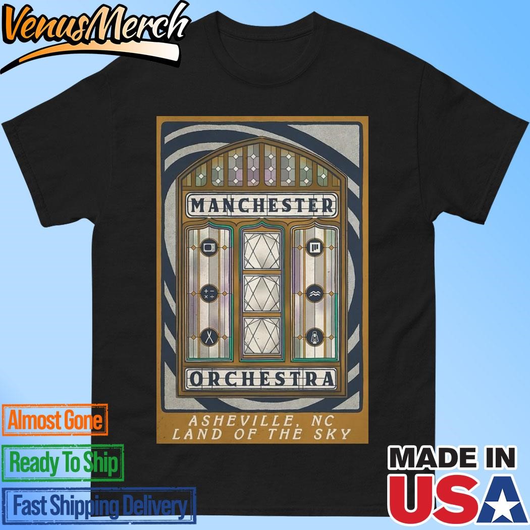 Official Manchester Orchestra Asheville, NC Land Of The Sky 2024 Poster Shirt