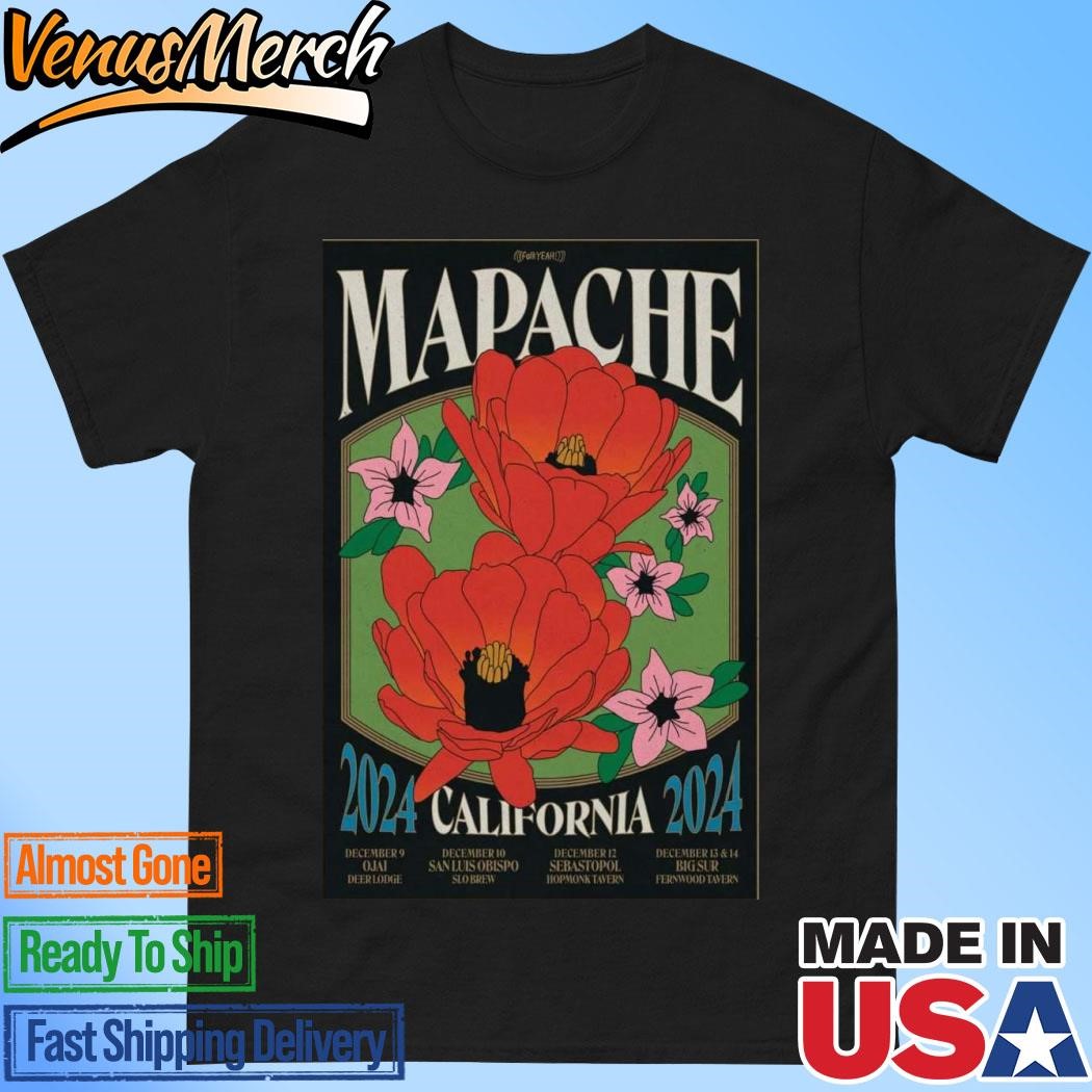 Official Mapache San Francisco 2024 California Poster Shirt