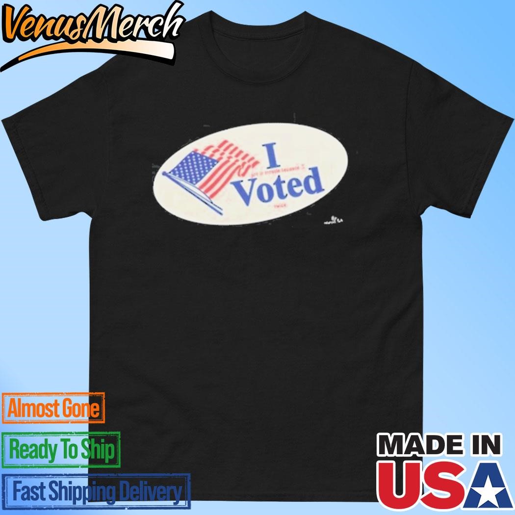 Official Marcus Pork I Got In Trouble Because I Voted Twice Shirt