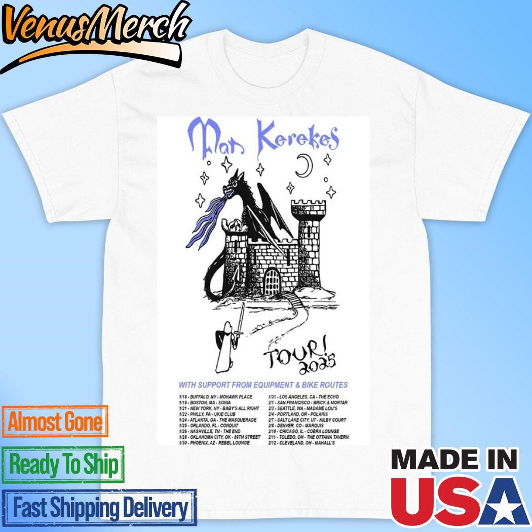 Official Mat Kerekes America Jan & February 2025 Tour Poster Shirt