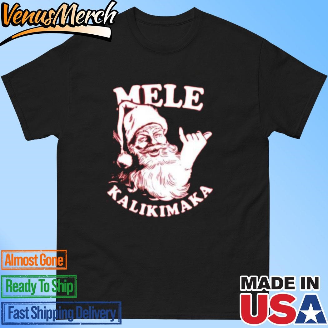 Official Mele Kalikimaka Santa Christmas T-Shirt