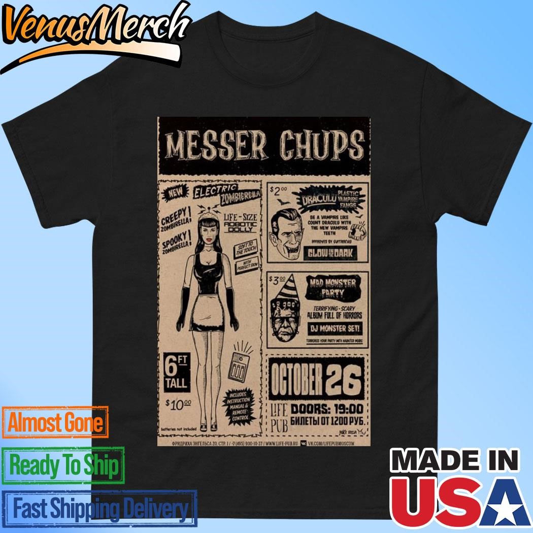 Official Messer Chups Tour San Antonio, TX 2024 Poster Shirt