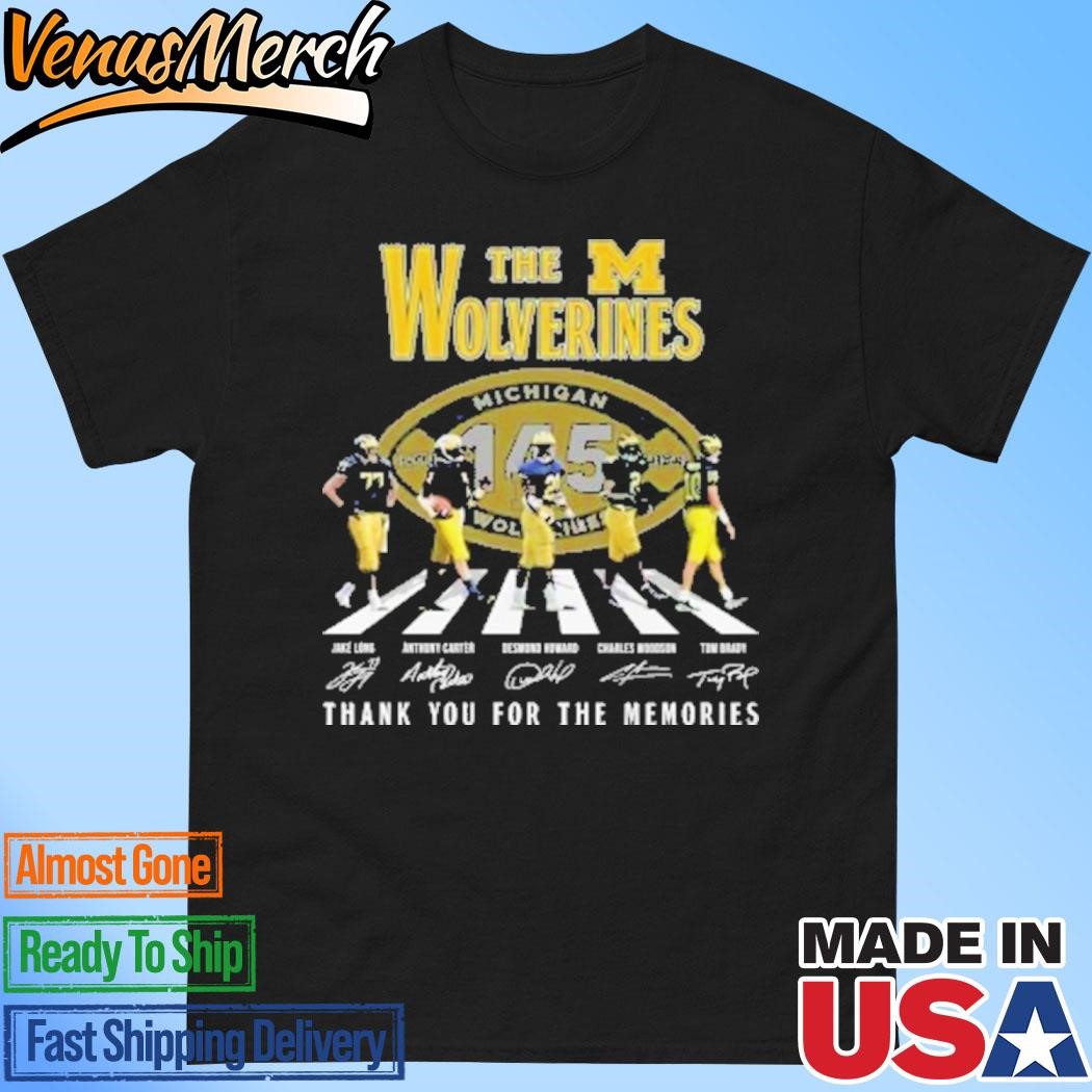 Official Michigan Wolverines Thank You For The Memories Of 145 Years The Wolverines T-Shirt