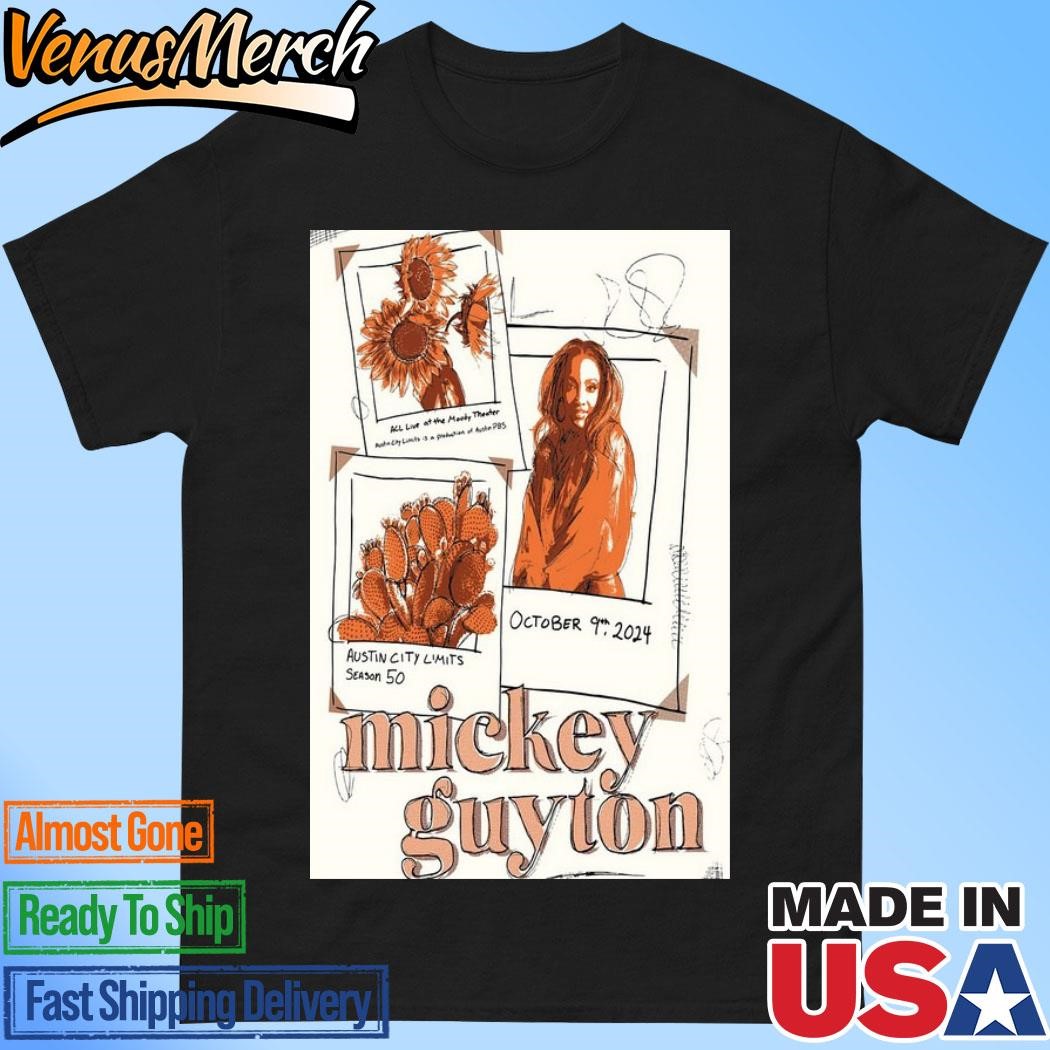 Official Mickey Guyton Austin City Limits Season 50 October 9th 2024 Poster Shirt