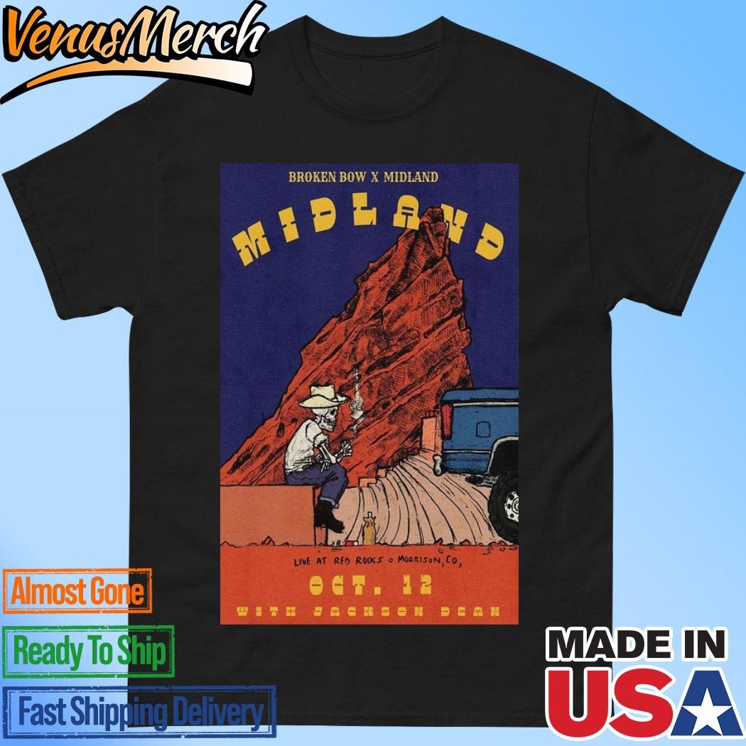 Official Midland Live At Red Rocks Amphitheater Morrison CO October 12 2024 Poster Shirt