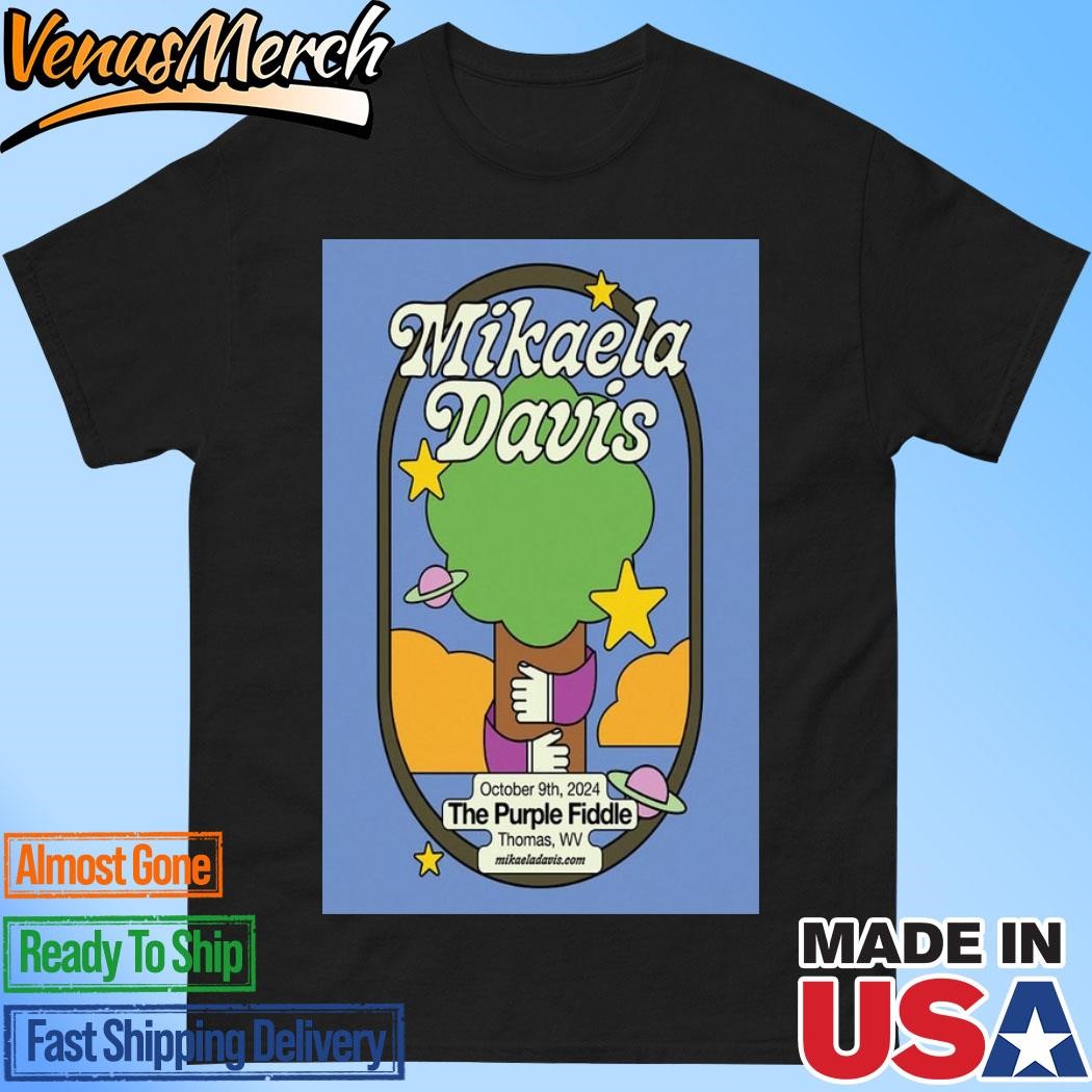 Official Mikaela Davis At Purple Fiddle In Thomas, WV On October 9 2024 Tour Poster Shirt