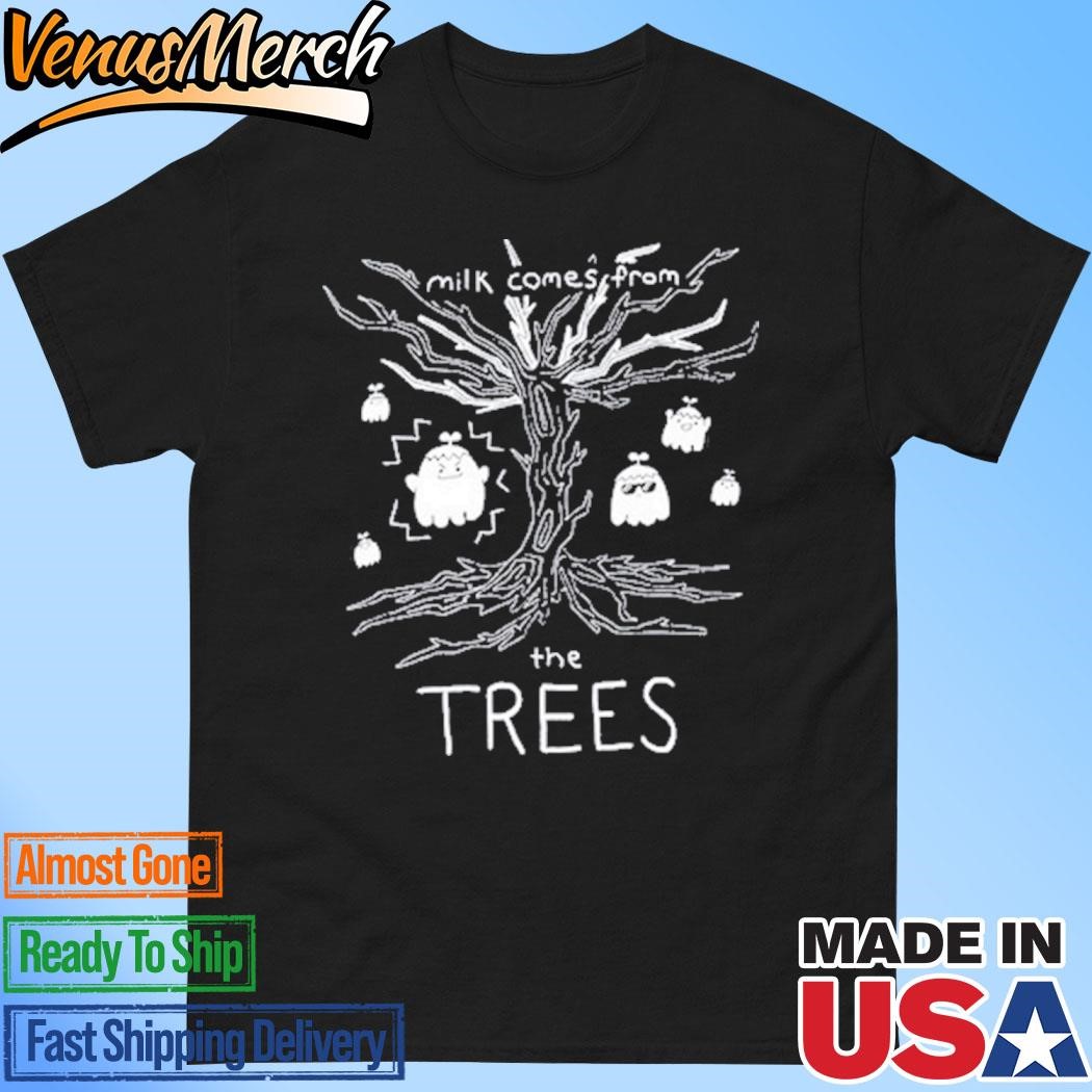 Official Milk Comes From The Trees Ghost T-Shirt