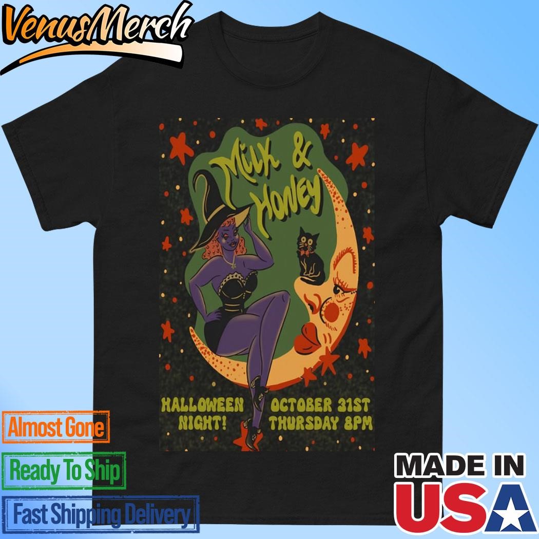 Official Milk & Honey Halloween Night 31 Oct 2024 Tour Poster Shirt